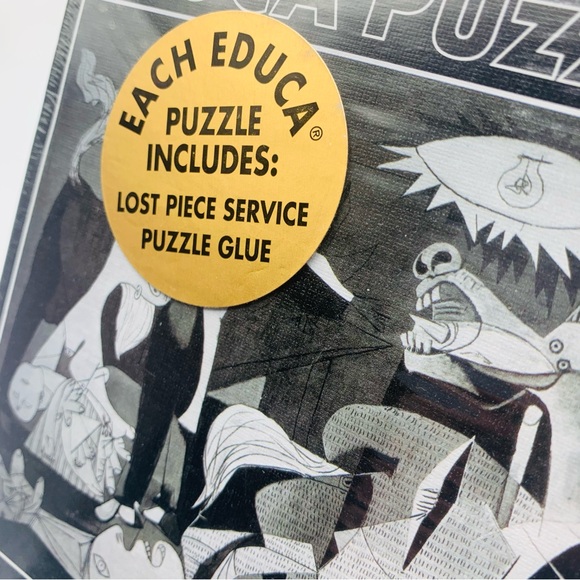 1000 Piece Picasso Miniature Puzzle Guernica Sealed Rare - Picture 3 of 6